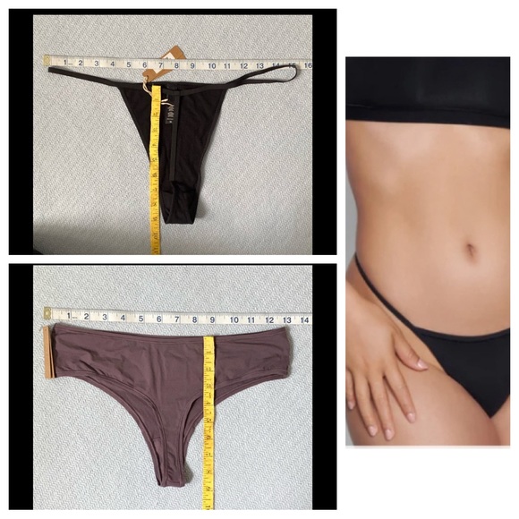 SKIMS FITS EVERYBODY T STRING and SEAMLESS PLUM BLACK SIZE 3X 2 pc bundle - Picture 16 of 16